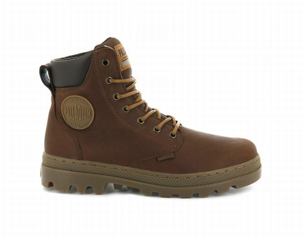 Botas Palladium Pallabosse Sport Cuff Waterproof Hombre - Chocolate Marrones ||DRJP-45812||